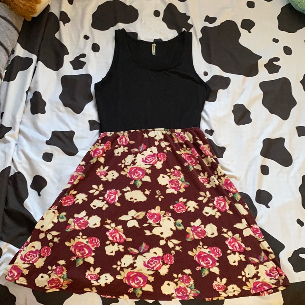 Knee length skater dress